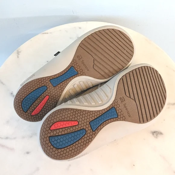 Spenco Siesta Tan Woven Slide Clogs Casual Comfort Shoes - Picture 14 of 14